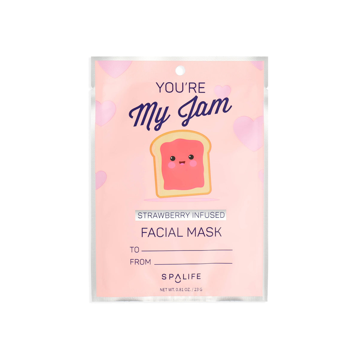 Valentines' Day, You're My Jam -Strawberry Infused Face Mask