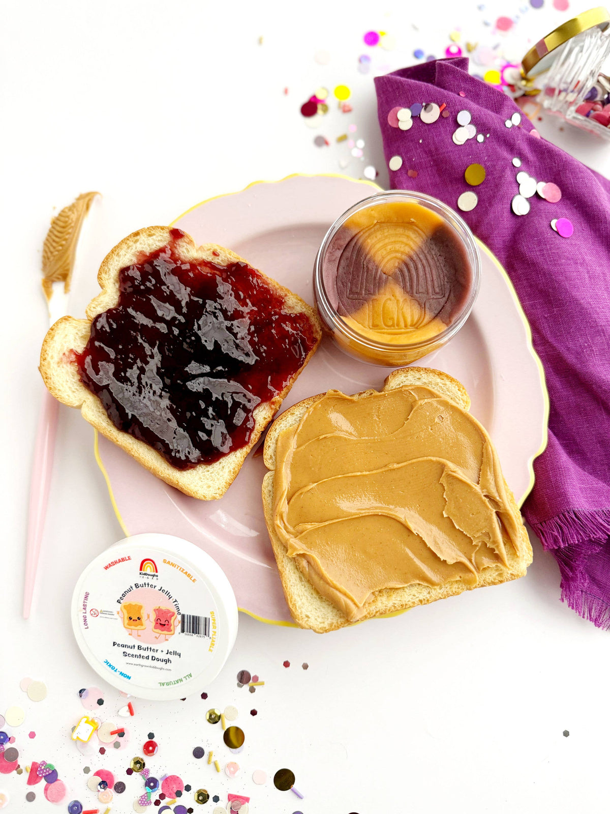 Peanut Butter Jelly Time KidDough - 4 oz