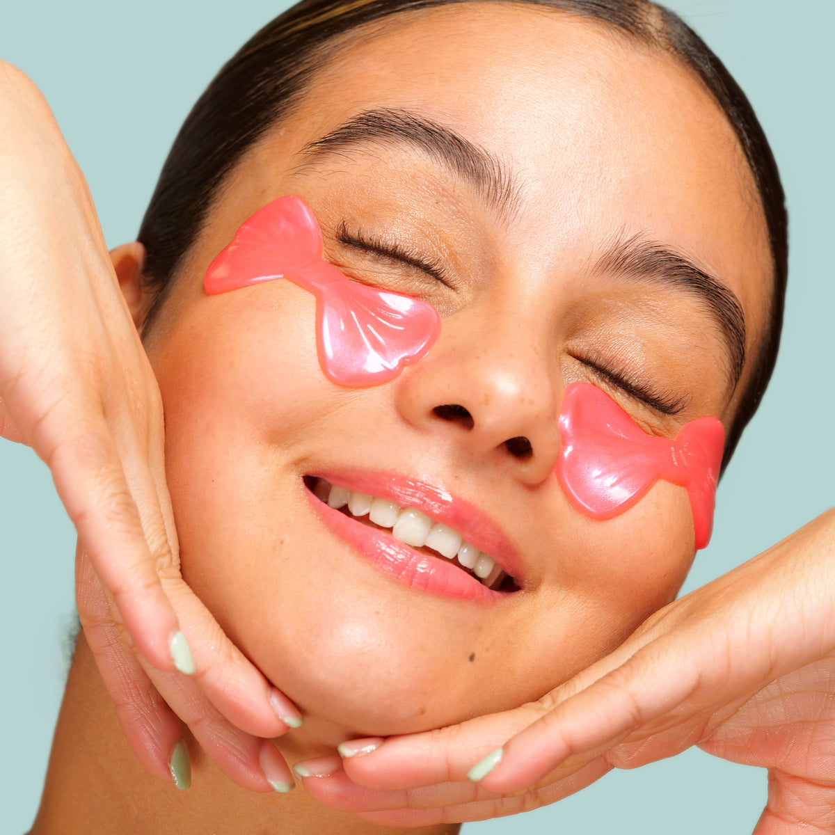 Pretty in Pink! Brightening Undereye Masks - 8 Pairs