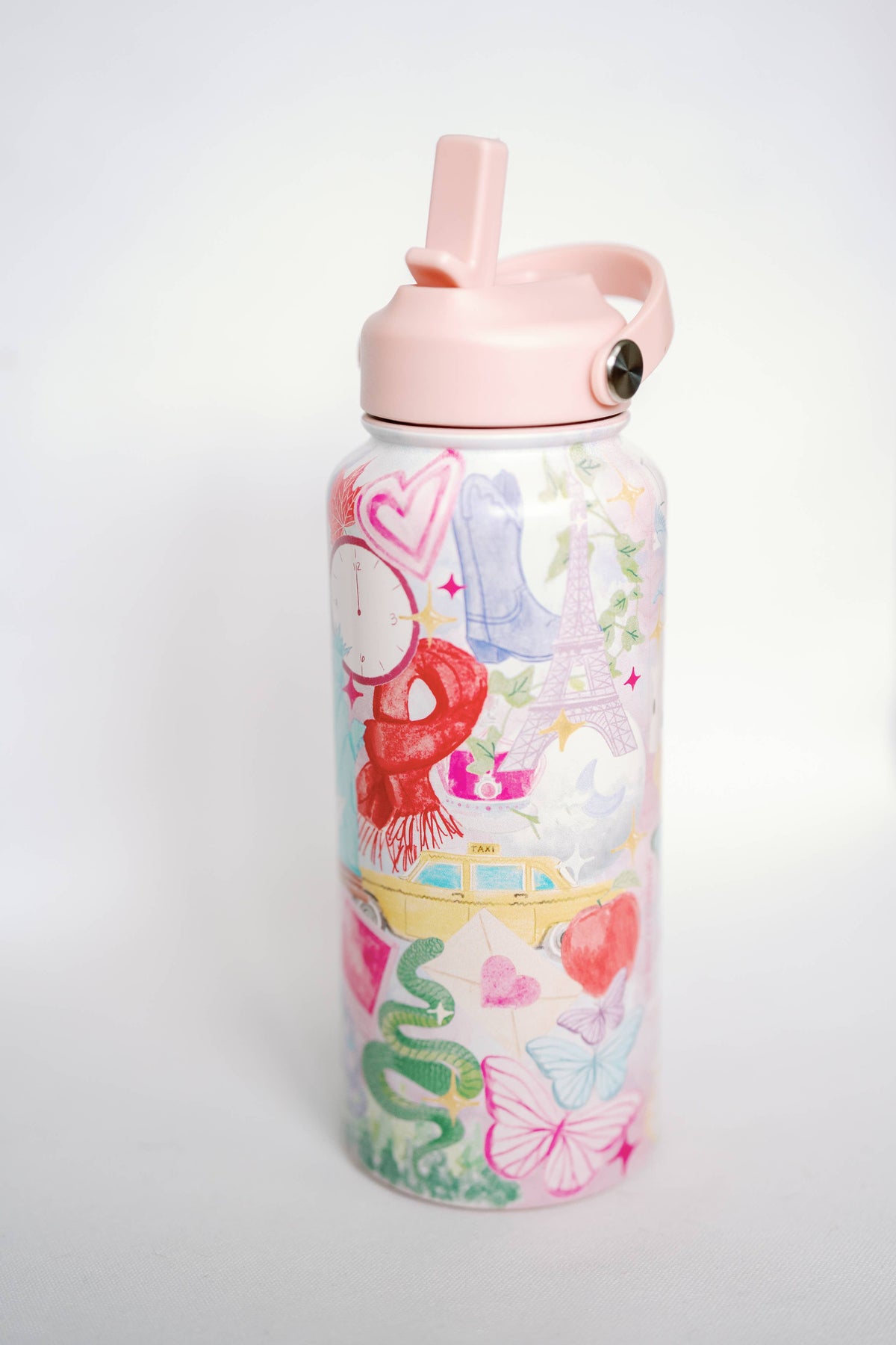 Taylor Swift 32 oz Insulated Water Bottle WITH STRAW LID