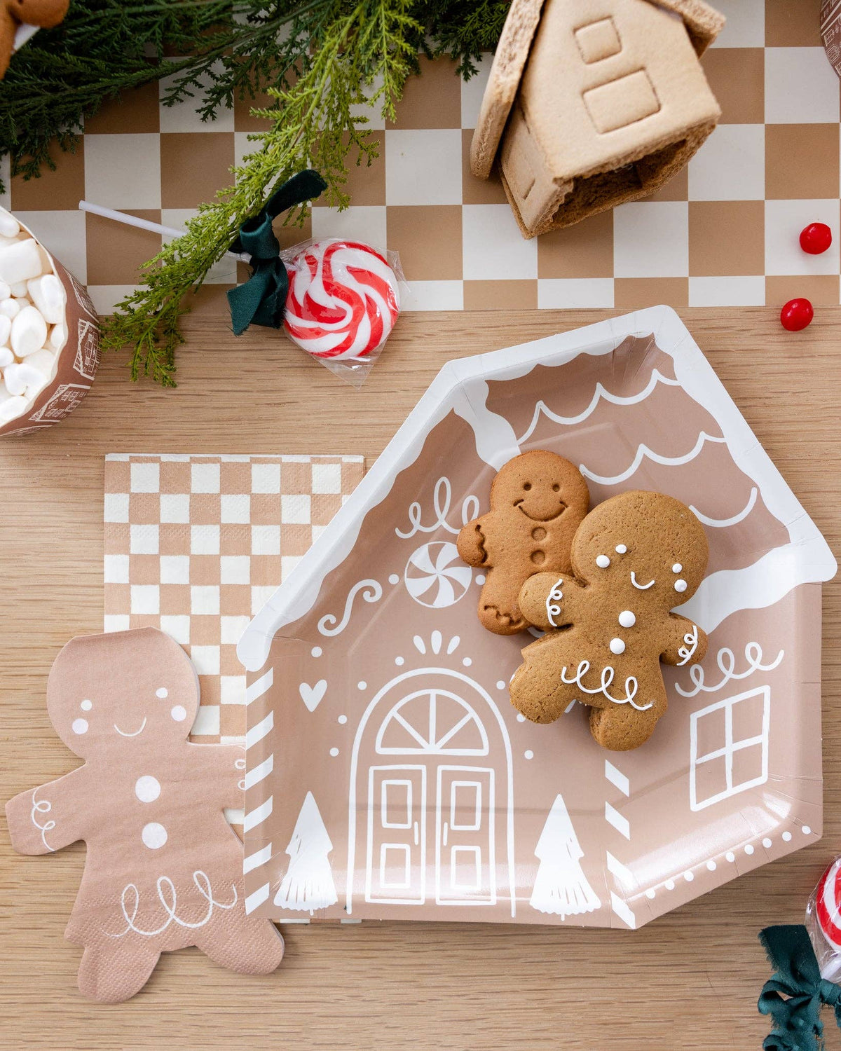 Gingerbread Girl 5x6 Napkin