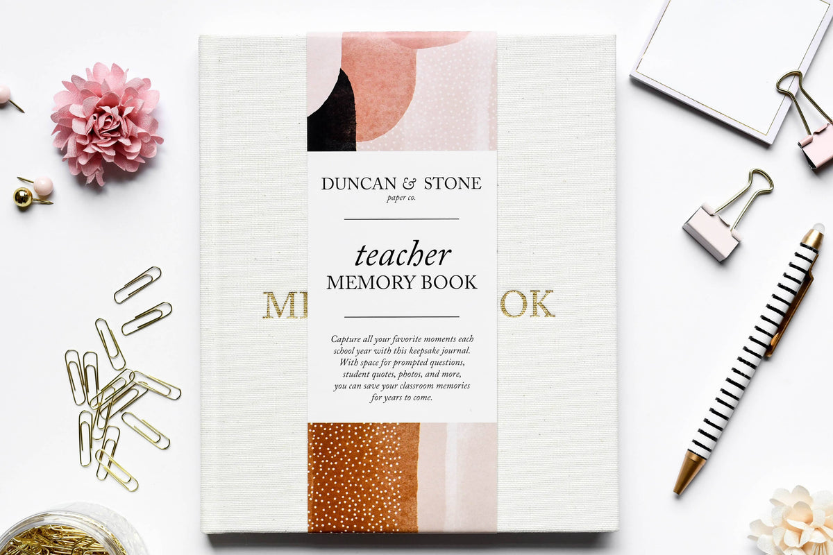 Teacher Memory Book | Teacher Notebook Journal and Gift