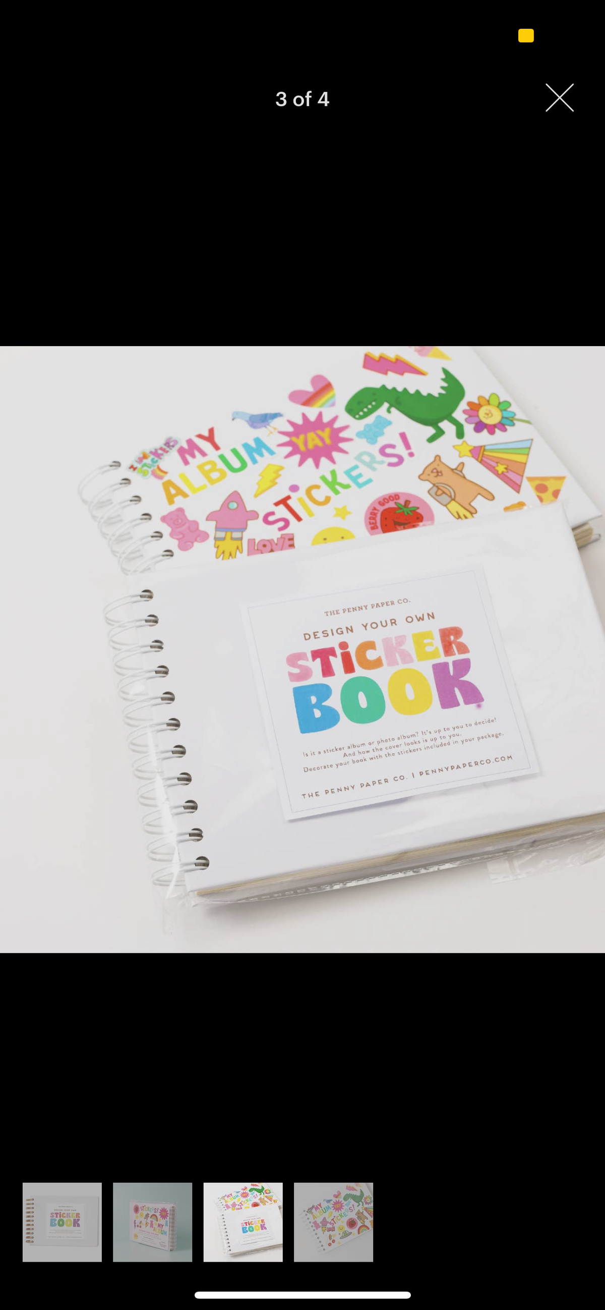 NEW! Design Your Own Sticker Book / Album + Stickers