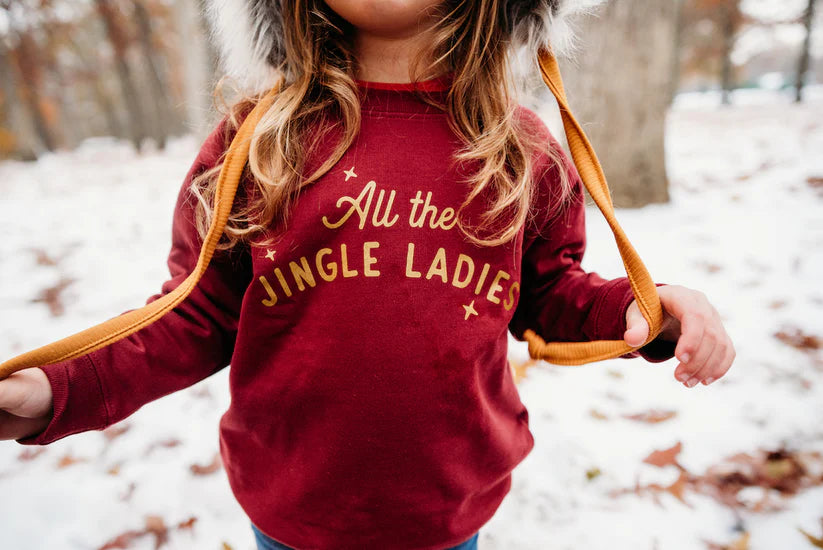 Jingle Ladies Kids Sweatshirt