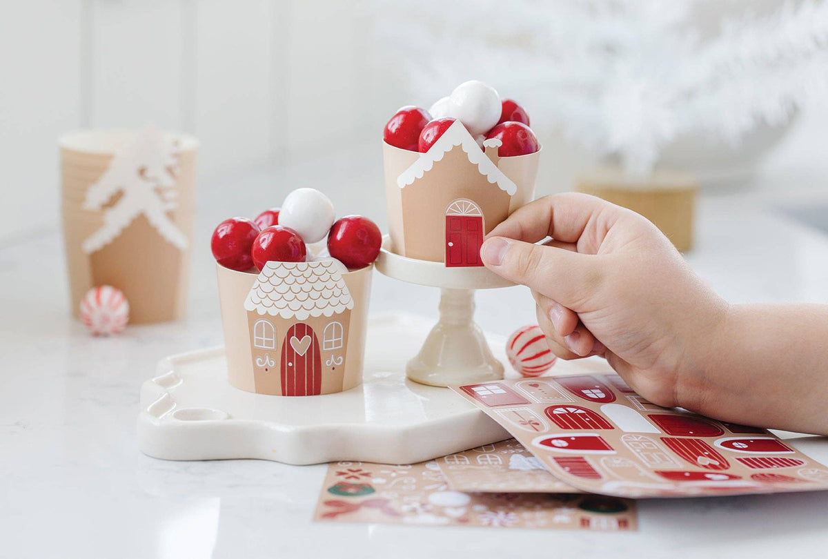 Make Your Own Gingerbread House Food Cups (50 pcs)