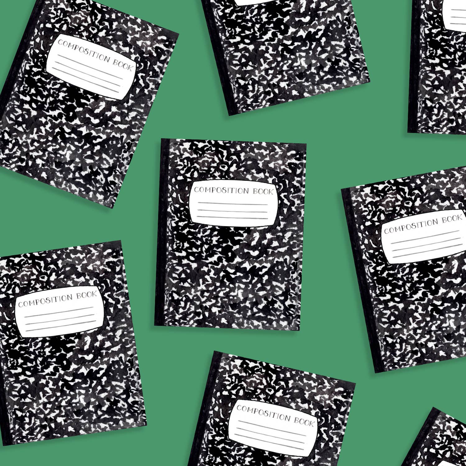Composition Notebook Backside Back to School Composition Notebook Party Punchies - Little Color Company