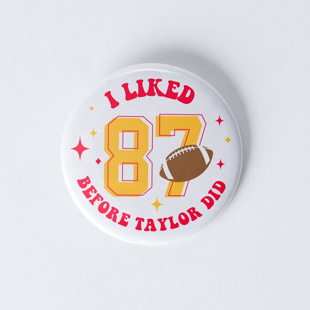 I Liked 87 Before Taylor Did Pinback Button