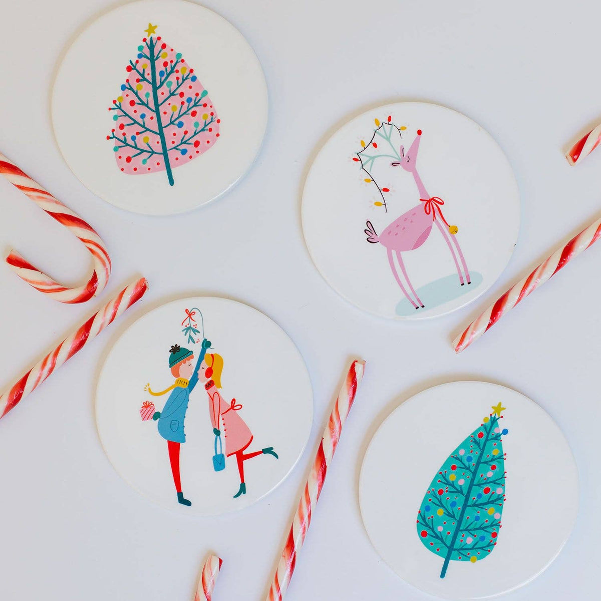 Coasters Ceramic Christmas HT