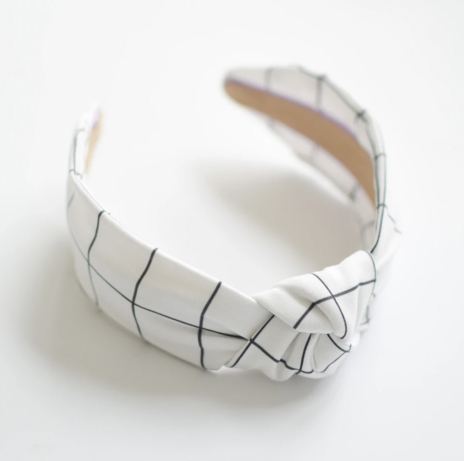 Squares Knotted Headband- Mini