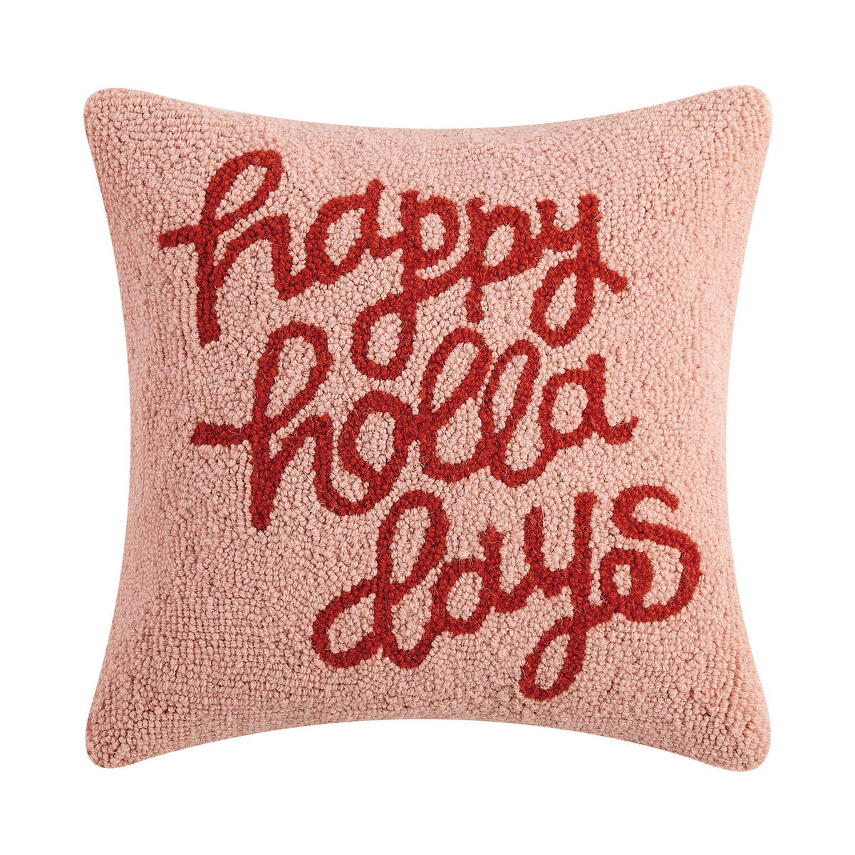 Happy Holladays Hook Pillow