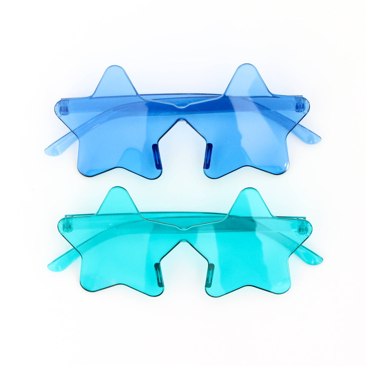 Blue and Turquoise Star Sunglasses (Set of 2)