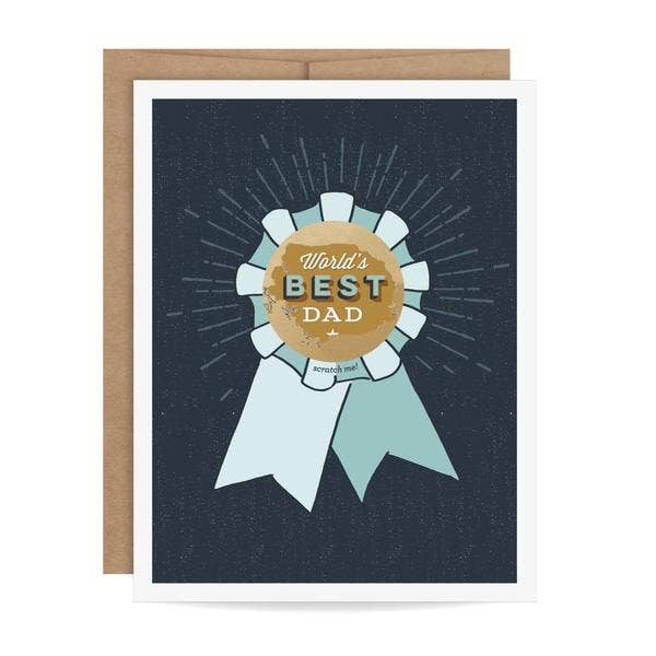 World&#39;s Best Dad Scratch-off Card