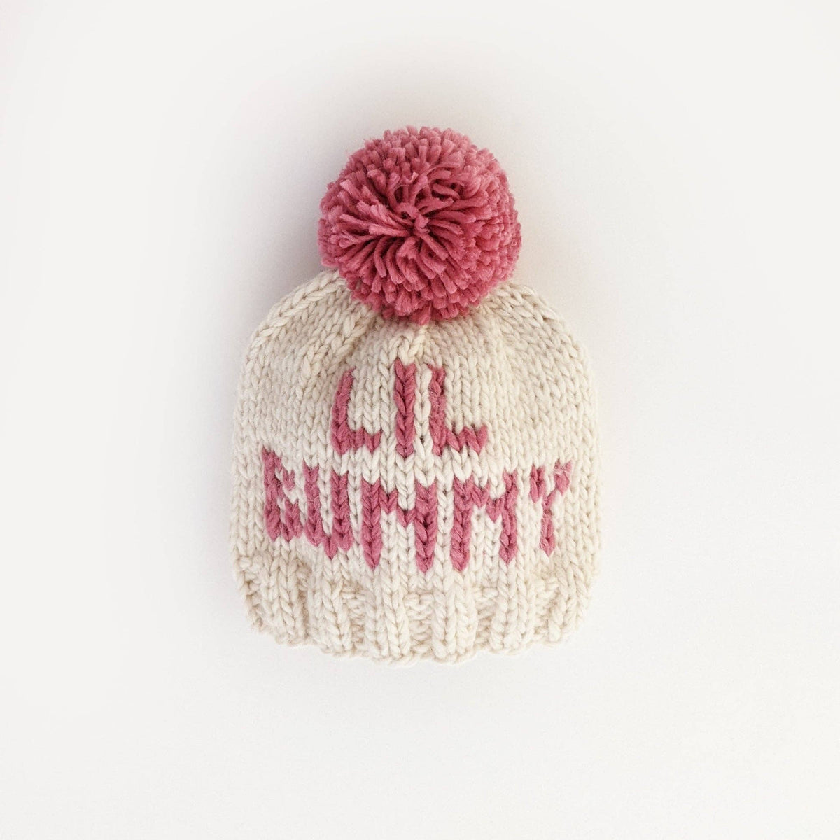 Lil Bunny Knit Beanie Pink