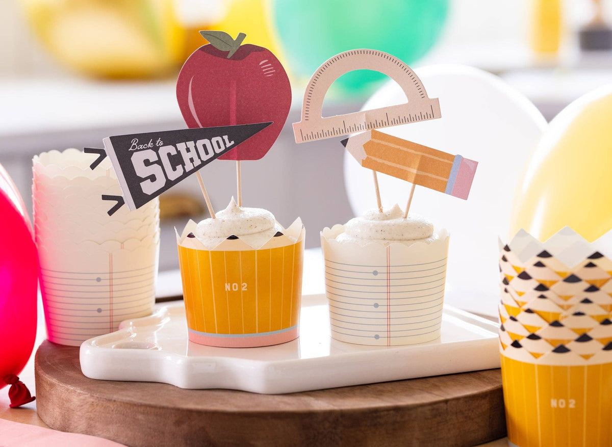 Back To School Treat Cups and Toppers