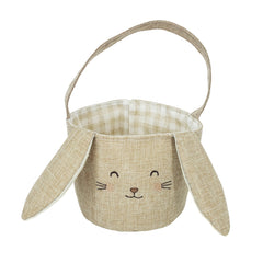 Bunny Easter Basket- Taupe