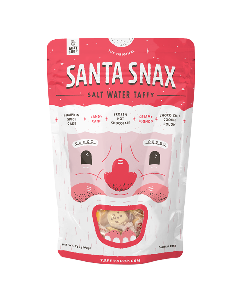 Santa Snax Taffy Bag