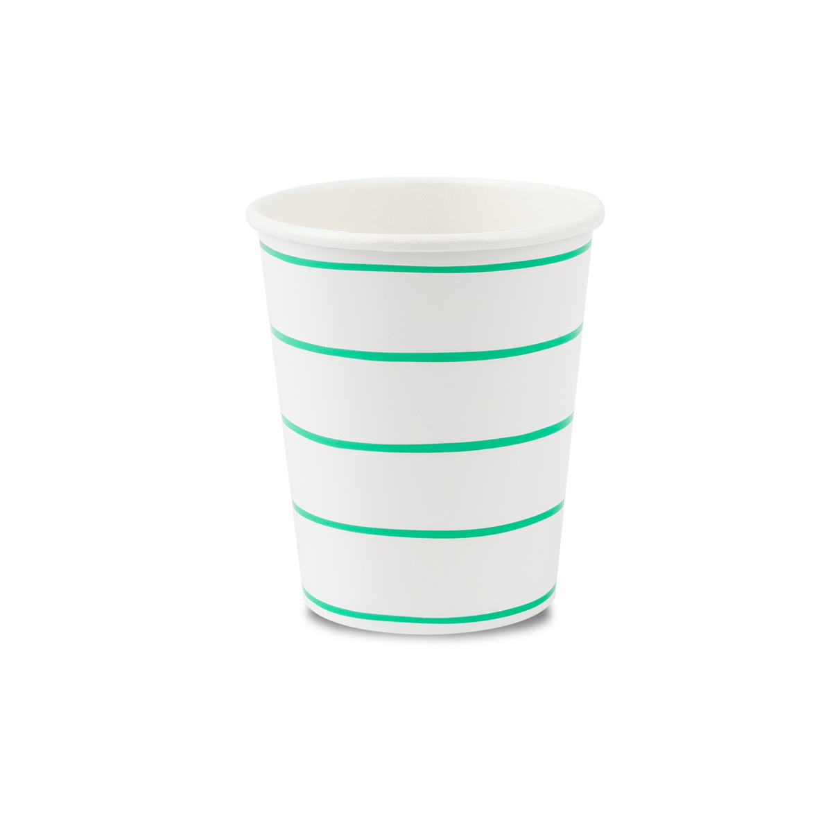 Frenchie Striped Clover 9 oz Cups - 8 Pk.