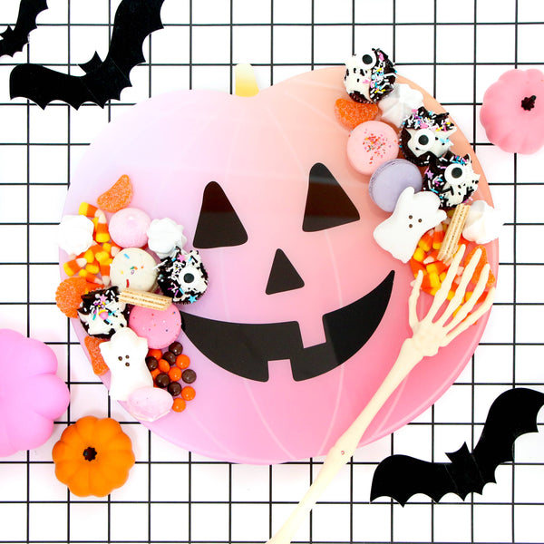 Gradient Jack o’Lantern Pumpkin Serving Tray - Little Color Company