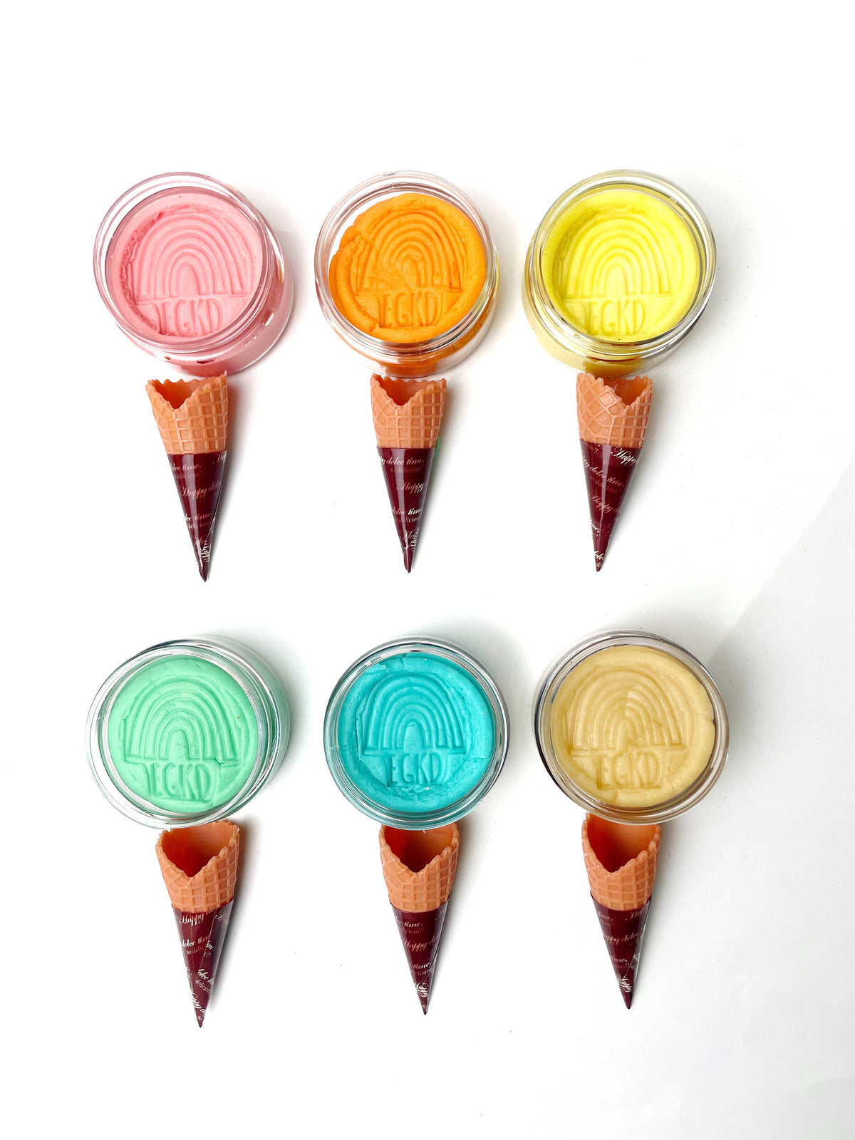 Ice Cream Mini KidDough Rainbow Set