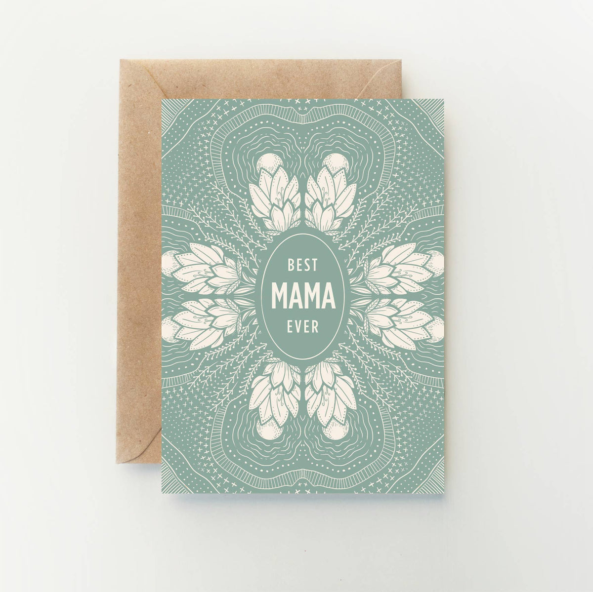 Best Mama Ever - Greeting Card