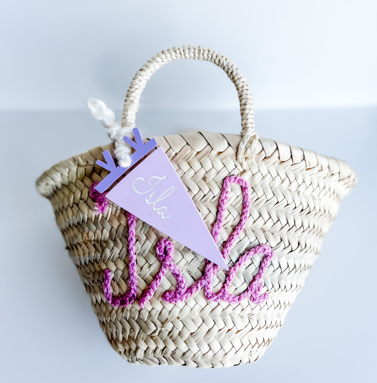 Personalized Woven Basket