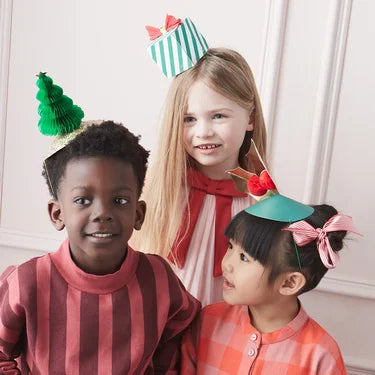Mixed Christmas Party Hats (Set of 6)