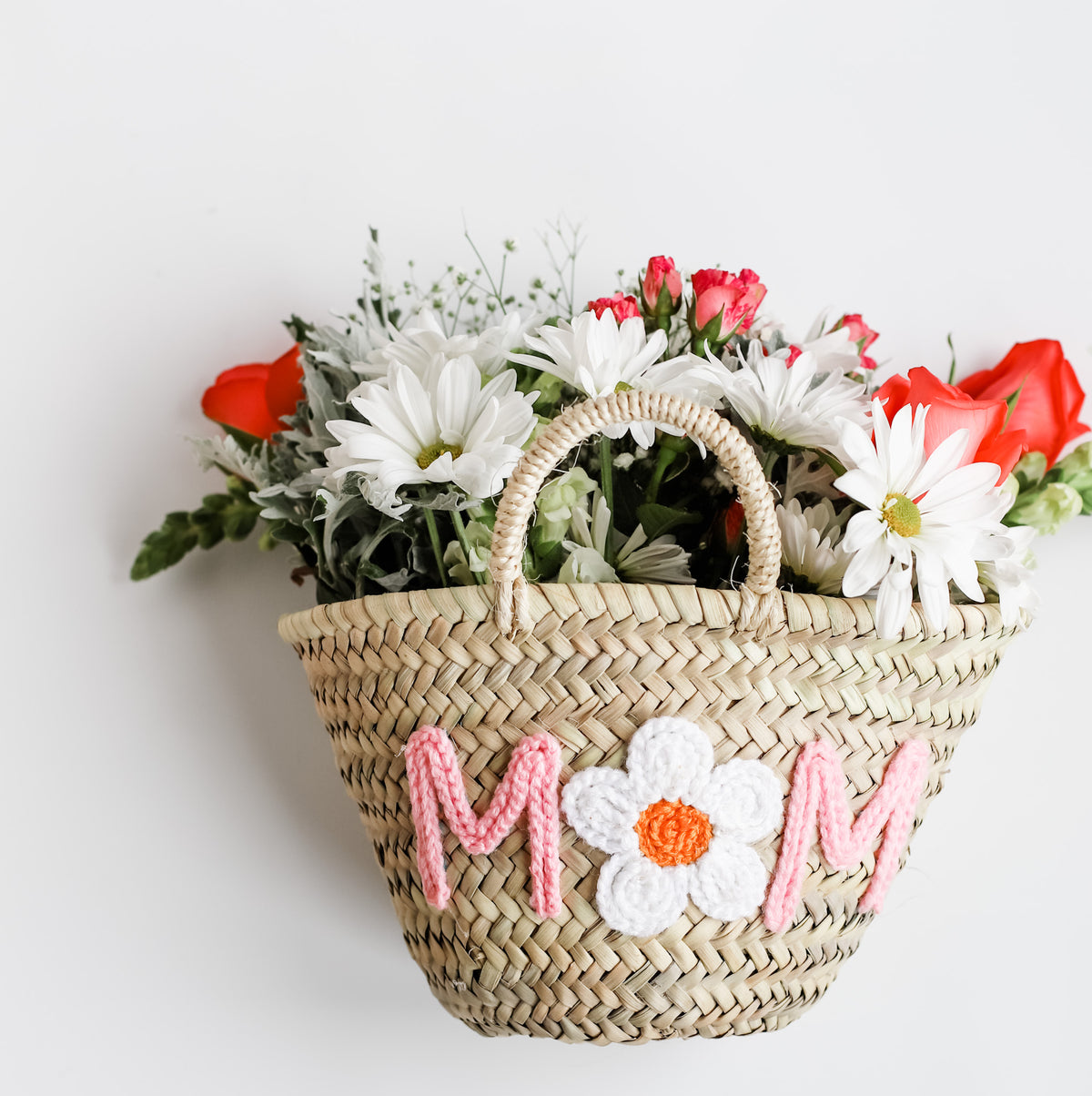 Woven Basket- MOM Daisy