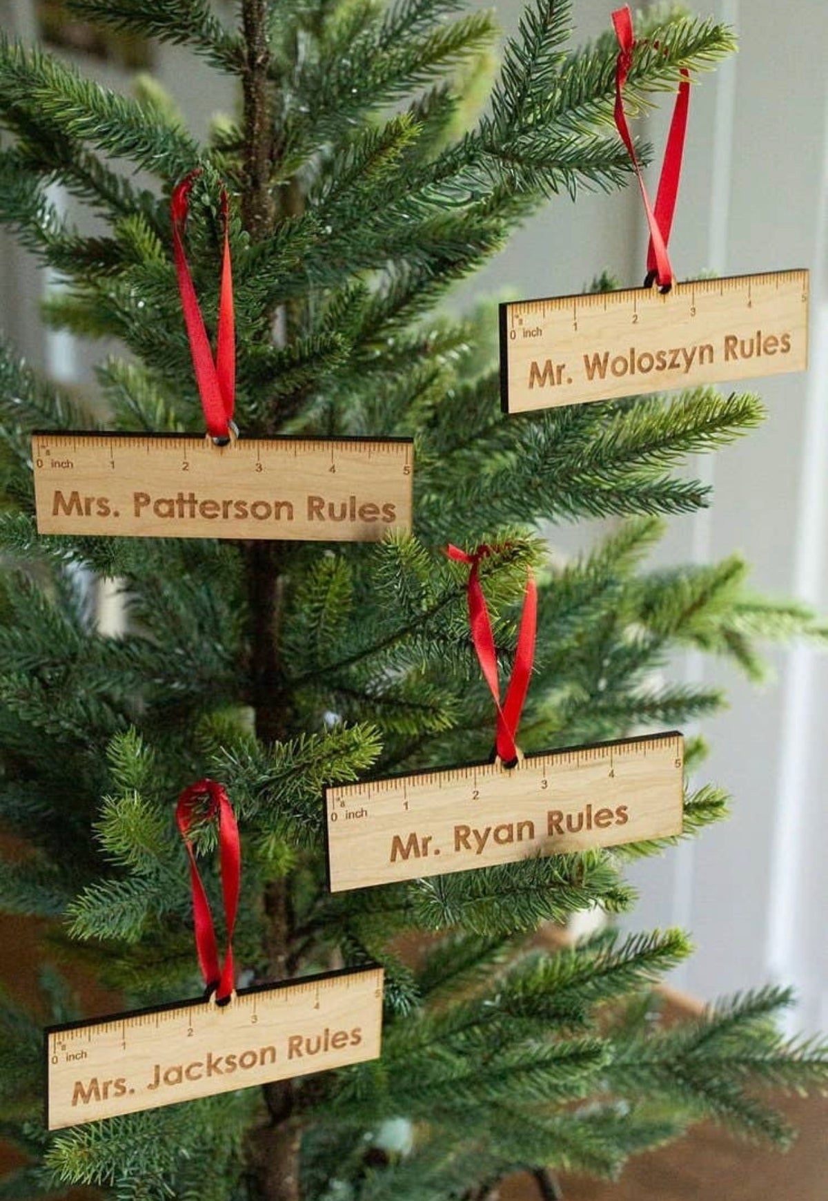 Teacher Ruler Tag/Ornament