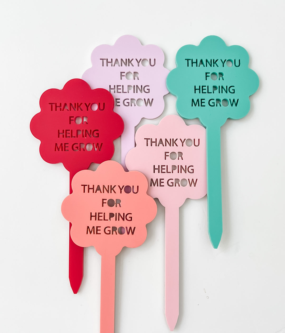 Thank you for helping me grow- Plant Stick SHIPS WEEK OF 5/15