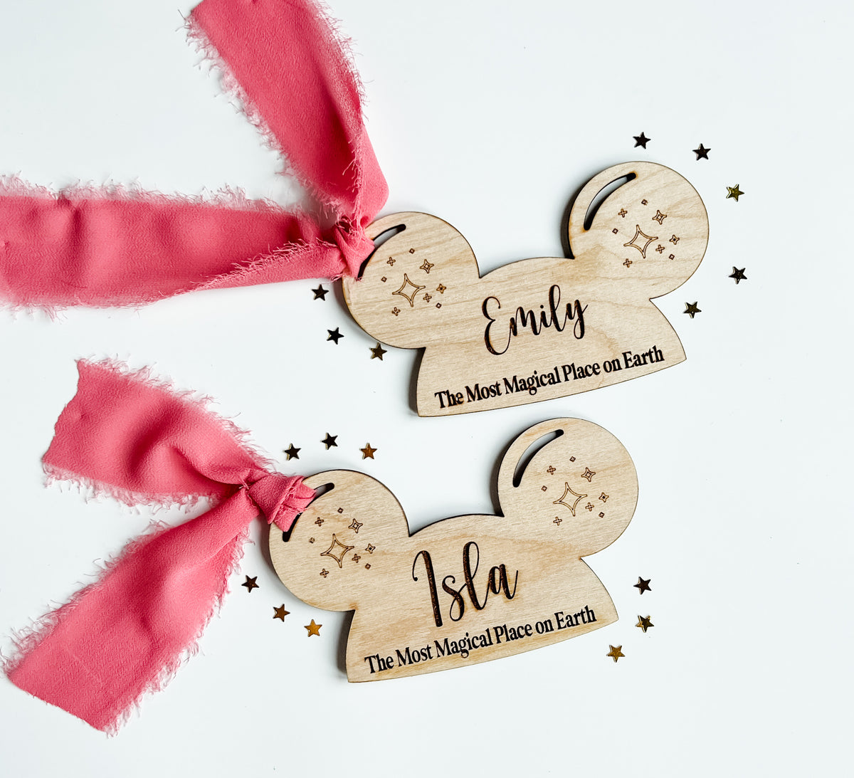 Mouse Ears Personalized Tag