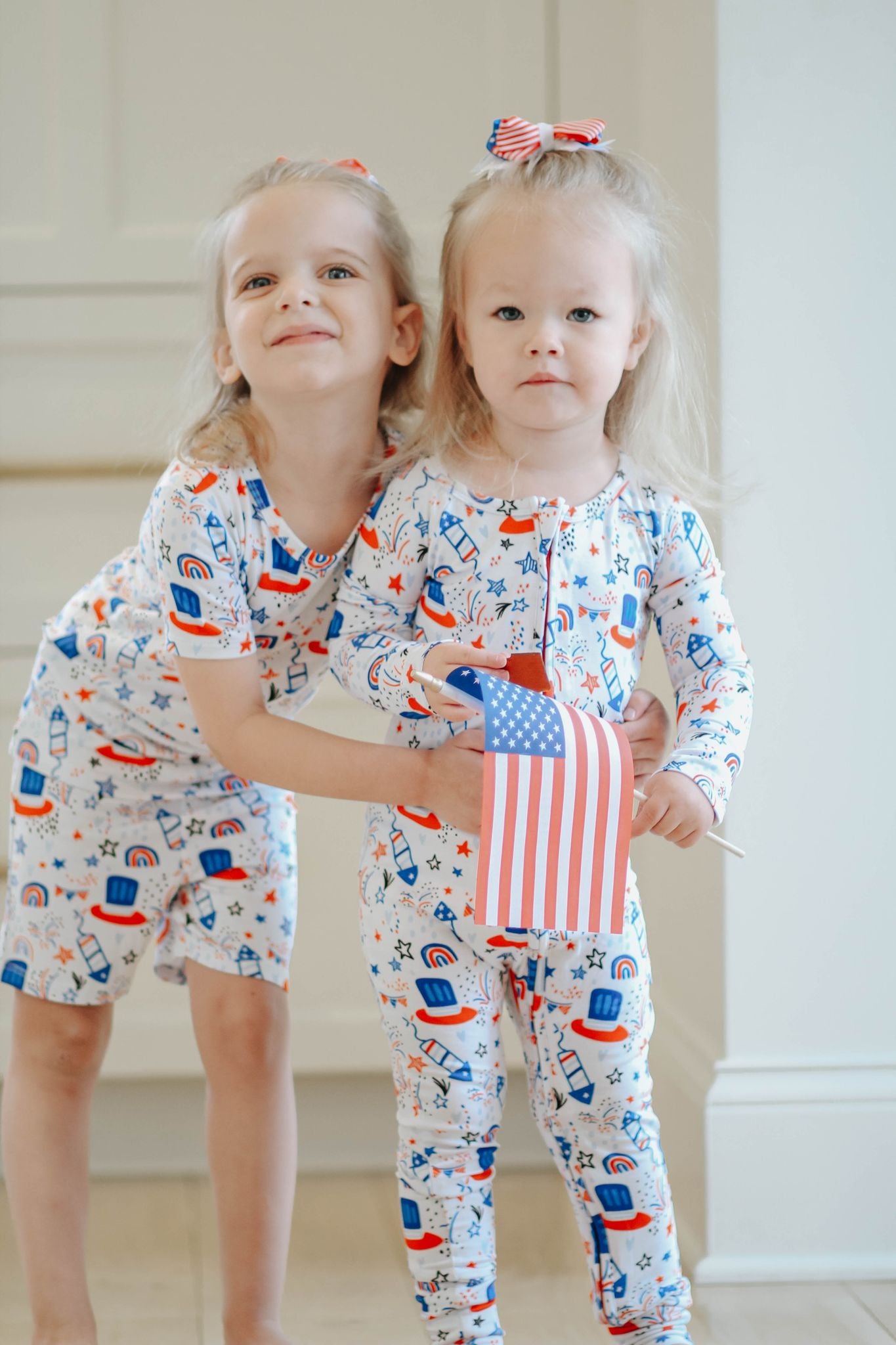 4th of July Two-Piece Bamboo Pajama Set - Little Color Company